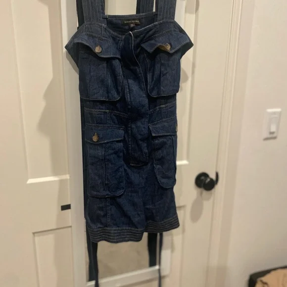 Banana Republic Denim Romper Size 8 - Picture 3 of 6